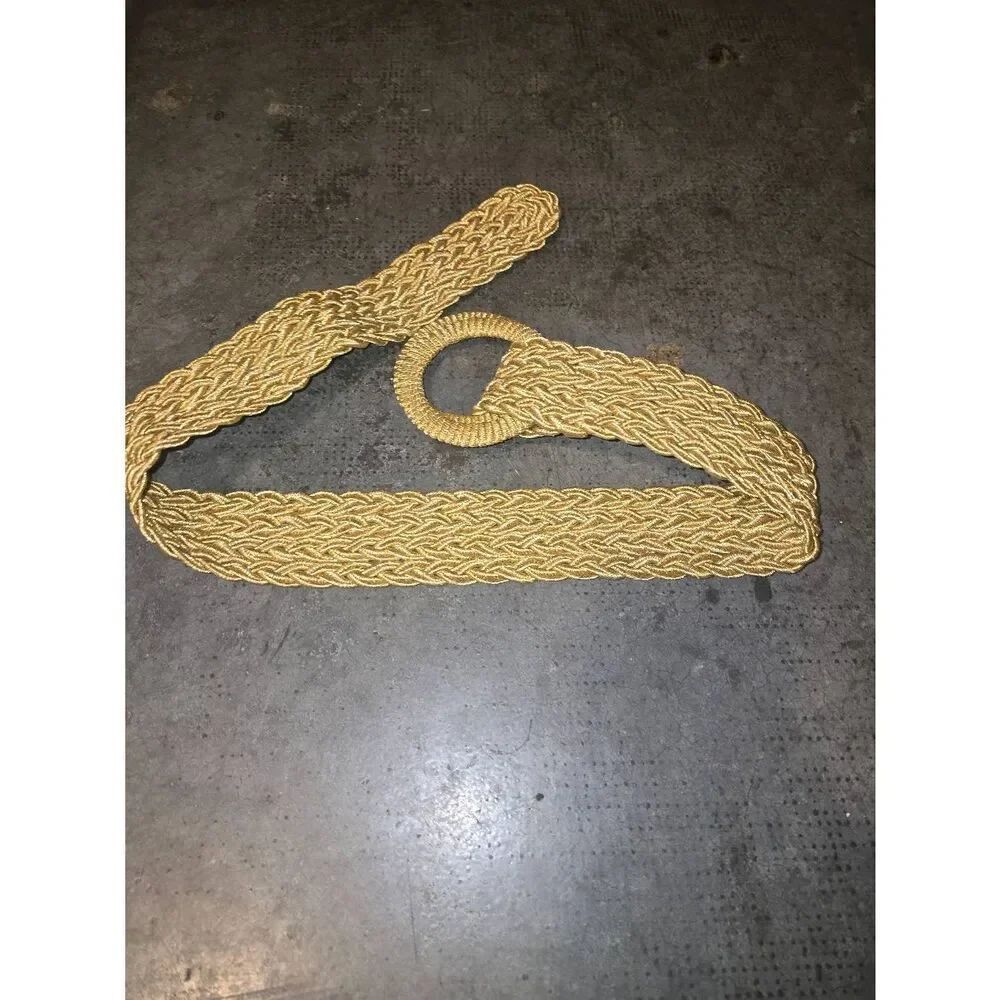 Braided Gold Metallic abelt